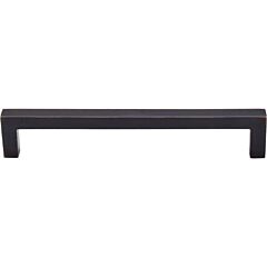 Top Knobs Square Bar Pull Contemporary Style 6-5/16 Inch (160mm) Center to Center, Overall Length 6-3/4" Tuscan Bronze Cabinet Hardware Pull / Handle 