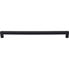 Top Knobs Square Bar Pull Contemporary Style 12-Inch (305mm) Center to Center, Overall Length 12-1/2" Flat Black Cabinet Hardware Pull / Handle 