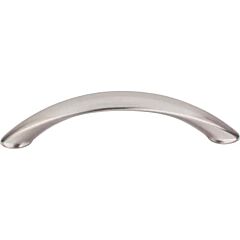 Top Knobs Arc Pull Contemporary Style 4-Inch (102mm) Center to Center, Overall Length 4-15/16" Brushed Satin Nickel Cabinet Hardware Pull / Handle 