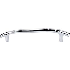 Top Knobs Aspen II Twig Pull Contemporary, Rustic Style 8-Inch (203mm) Center to Center, Overall Length 1-7/16" Polished Chrome Cabinet Hardware Pull / Handle 