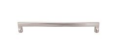 Top Knobs Aspen II Flat Sided Pull Contemporary, Rustic Style 12-Inch (305mm) Center To Center, Overall Length 12-3/4" Brushed Satin Nickel Cabinet Hardware Pull / Handle
