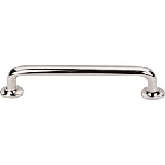 Top Knobs Aspen II Rounded Pull Contemporary, Rustic Style 6-Inch (152.4mm) Center to Center, Overall Length 7- Polished Nickel Cabinet Hardware Pull / Handle 