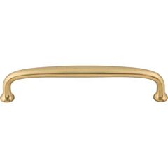 Top Knobs 6'' (152mm) Charlotte Pull, Transitional Style, Overall Length 6-5/8'' Honey Bronze Cabinet Hardware Pull / Handle