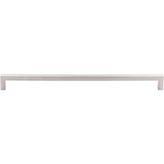 Top Knobs Square Bar Pull Contemporary Style 12-5/8 Inch (321mm) Center to Center, Overall Length 13" Brushed Satin Nickel Cabinet Hardware Pull / Handle 