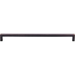 Top Knobs Square Bar Pull Contemporary Style 12-5/8 Inch (321mm) Center to Center, Overall Length 13" Tuscan Bronze Cabinet Hardware Pull / Handle 