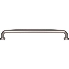 Top Knobs 12" (305mm) Center to Center Charlotte Pull, Transitional Style, Overall Length 13" Ash Gray Appliance Pull / Handle