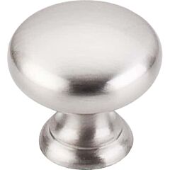 Top Knobs Mushroom Knob Traditional Style Brushed Satin Nickel Knob, 1-1/4 Inch Diameter 