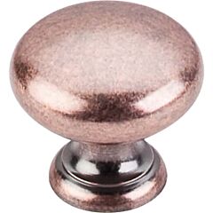Top Knobs Mushroom Knob Traditional Style Antique Copper Knob, 1-1/4 Inch Diameter