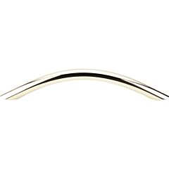 Top Knobs Curved Wire Pull Contemporary Style 5-1/16 Inch (128mm) Center to Center, Overall Length 6-Inch Polished Brass Cabinet Hardware Pull / Handle 