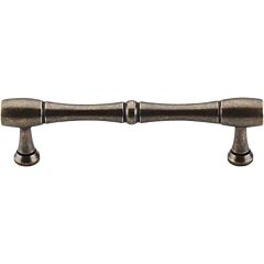 Top Knobs Nouveau Bamboo Pull Traditional Style 3-3/4 Inch (96mm) Center to Center, Overall Length 4-9/16" German Bronze Cabinet Hardware Pull / Handle 