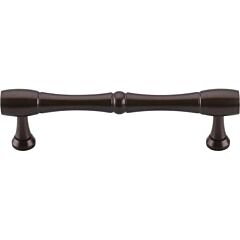 Top Knobs Nouveau Bamboo Pull Traditional Style 3-3/4 Inch (96mm) Center to Center, Overall Length 4-9/16" Oil Rubbed Bronze Cabinet Hardware Pull / Handle 