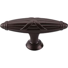 Top Knobs Ribbon & Reed TPull Traditional Style Oil Rubbed Bronze Knob, 2-3/4 Inch Overall Length