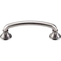 Top Knobs Lund Pull Traditional Style 4-Inch (102mm) Center to Center, Overall Length 5-Inch Pewter Antique Cabinet Hardware Pull / Handle 