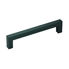 Amerock Monument 5-1/16 in (128 mm) Center-to-Center Matte Black Cabinet Pull / Handle