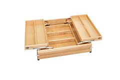 Natural Maple Tiered MAXX Drawer w/ BLUMOTION Soft-Close for Face Frame 24" BCD