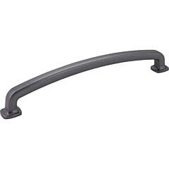 Belcastel 1 Style 12 Inch (305mm) Center to Center, Overall Length 13-1/4 Inch Gun Metal Appliance Pull/Handle