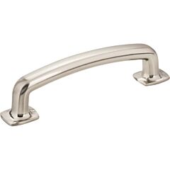 Belcastel 1 Style 3-3/4 Inch (96mm) Center to Center, Overall Length 4-5/8 Inch Satin Nickel Cabinet Pull/Handle