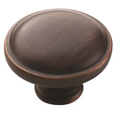 Allison Value 1-1/4 in (32 mm) Diameter 15/16 in (24 mm) Projection Oil-Rubbed Bronze Cabinet Knob