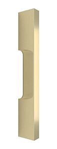 Omnia Elite Solid Brass Pull 4" (102mm) Center Holes 4-1/2" (114mm) Length, Lacquered Satin Brass