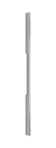 Omnia Elite Solid Brass Appliance Pull 18" (457mm) Center Holes 18-1/2" (470mm) Length, Lacquered Satin Nickel Plated