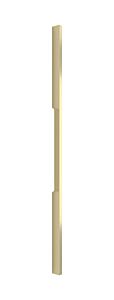 Omnia Elite Solid Brass Pull 18" (457mm) Center Holes 18-1/2" (470mm) Length, Lacquered Satin Brass