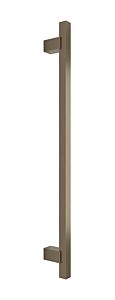Omnia Elite Solid Brass Pull 10" (254mm) Center Holes 11-15/16" (303.5mm) Length, Lacquered Antique Brass