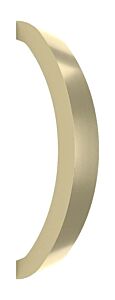 Omnia Elite Solid Brass Pull 4" (102mm) Center Holes 4-3/8" (111mm) Length, Lacquered Satin Brass