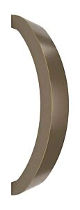 Omnia Elite Solid Brass Pull 4" (102mm) Center Holes 4-3/8" (111mm) Length, Lacquered Antique Brass