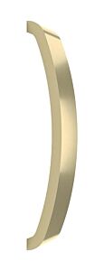 Omnia Elite Solid Brass Pull 6" (152mm) Center Holes 6-3/8" (162mm) Length, Lacquered Satin Brass