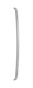 Omnia Elite Solid Brass Pull 18" (457mm) Center Holes 18-3/8" (467mm) Length, Lacquered Polished Nickel Plated