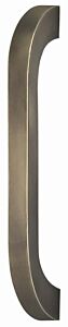Omnia Ultima II Pull 12" (305mm) Center Holes 12-1/2" (318mm) Length, Lacquered Antique Brass