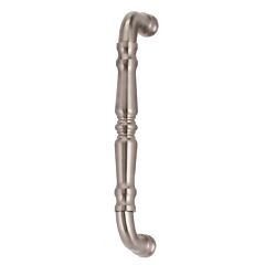 Omnia Traditions Pull 5" (127mm) Center Holes 5-1/2" (140mm) Length, Lacquered Satin Nickel Plated