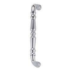 Omnia Traditions Pull 5" (127mm) Center Holes 5-1/2" (140mm) Length, Polished Chrome Plated