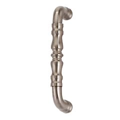 Omnia Traditions Pull 3-1/2" (89mm) Center Holes 4" (102mm) Length, Lacquered Satin Nickel Plated