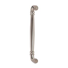 Omnia Traditions 7" (178mm) Center to Center Lacquered Polished Nickel Plated Cabinet Pull / Handle