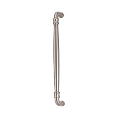 Omnia Traditions 12" (305mm) Center to Center, Overall Length 12-7/8" (327mm) Lacquered Satin Nickel Plated Cabinet Pull / Handle