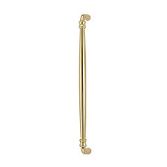 Omnia Traditions 18" (457mm) Center to Center Lacquered Polished Brass Cabinet Pull / Handle