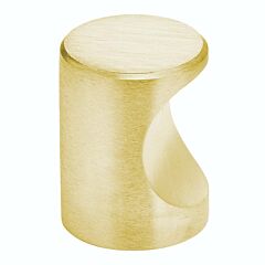 Omnia Ultima III 3/4" (19mm) Diameter Modern Round Cabinet Knob, Lacquered Polished Brass