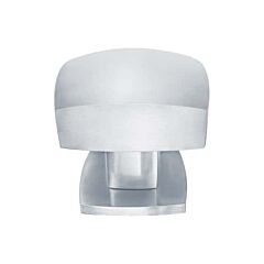 Omnia Ultima I Solid Brass 1-1/4" (32mm) Overall Length, Polished Chrome Plated Square Cabinet Knob