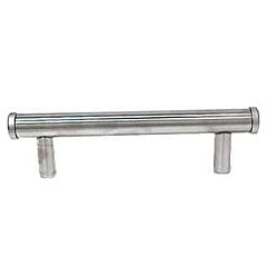 Classic & Modern Bar Style 4" Inch (102mm) Center-to-Center, 5-1/2" Overall Length Polished Chrome Plated Cabinet Pull / Handle