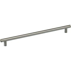 Omnia Stainless Steel 12-5/8" (320mm) Hole Centers, 14-5/8" (371.5mm) Length Stainless Steel Bar Pull, in Satin Stainless Steel Finish
