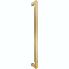 Omnia Ultima III Appliance Pull 18" (457mm) Center Holes 18-3/4" (476mm) Length, Unlacquered Polished Brass