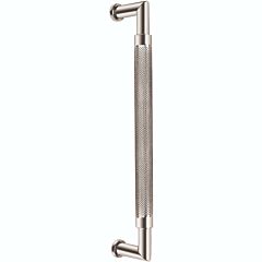 Omnia Ultima III Knurled Pull 6" (152mm) Center Holes 6-7/16" (163.5mm) Length, Lacquered Satin Nickel Plated