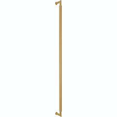 Omnia Ultima III Smooth Pull 18" (457mm) Center Holes 18-7/16" (468mm) Length, Lacquered Satin Brass