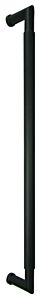 Omnia Ultima III Smooth Appliance Pull 18" (457mm) Center Holes 18-3/4" (476mm) Length, Lacquered Oil Rubbed Black