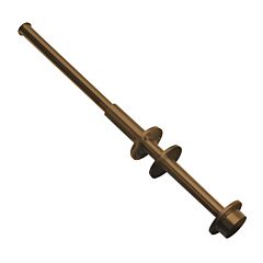 Colonial Bronze Concealed Garment Rod Hand Finished in Oil Rubbed Bronze, 1-1/2" (38mm) Diameter