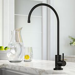Kraus Purita 100% Lead-Free Kitchen Water Filter Faucet in Matte Black