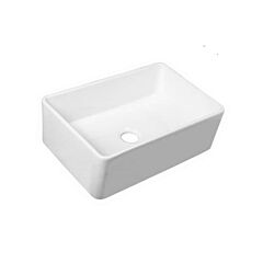 Single Bowl Ceramic Apron Farmer Kitchen Sink 33-1/4" x 20-1/8" x 8-5/8" White