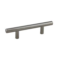 Bar Pull Collection Minimalist Style 3" (76mm) Hole Center, Overall Length 5-1/2", Stainless Steel Cabinet Hardware Pull / Handle
