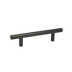Bar Pull Collection Minimalist Style 3-3/4" (96mm) Hole Center, Overall Length 6", Dark Pewter Cabinet Hardware Pull / Handle
